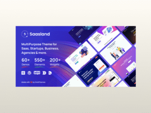 saasland saas, startup, technology & it solutions wordpress theme