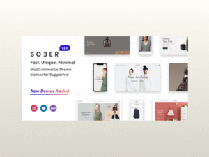sober woocommerce wordpress theme