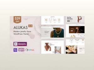 Alukas – Modern Jewelry Store WordPress Theme