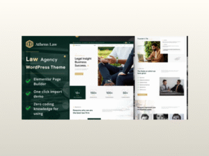 Athens - Law Agency WordPress Theme