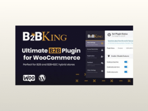 B2BKing – The Ultimate WooCommerce B2B & Wholesale Plugin