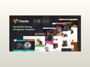 Cherito – Non Profit Charity WordPress Theme