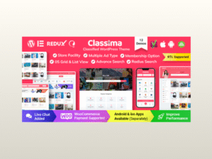 Classima – Classified Ads WordPress Theme