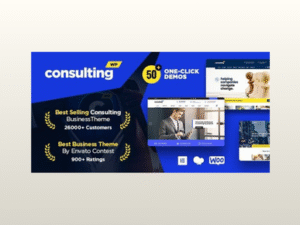 Consulting – Business, Finance WordPress Theme