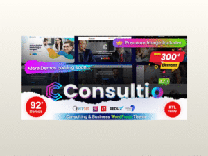 Consultio – Corporate Consulting WordPress Theme