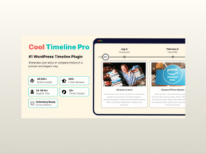 Cool Timeline Pro – Horizontal & Vertical Timeline Plugin For WordPress