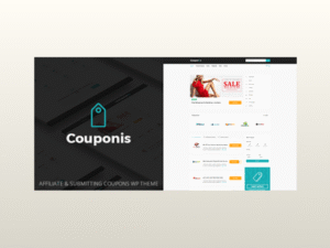 Couponis – Affiliate & Submitting Coupons WordPress Theme