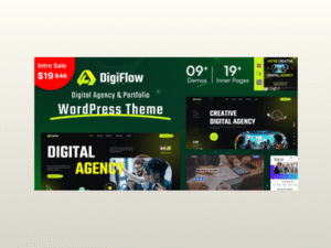 DigiFlow – Digital Agency WordPress Theme