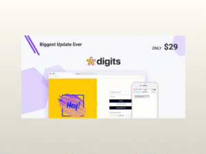 Digits + Addons – WordPress Mobile Phone Number OTP Signup and Login Form