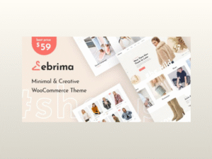 Ebrima – Minimal & Creative WooCommerce WP Theme