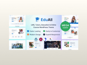 EduAll – Education LMS Tutors & Online Course WordPress Theme Multipurpose