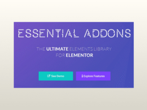 Essential Addons for Elementor Pro