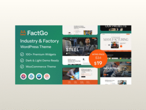 FactGo – Construction Factory & Industry WordPress Theme