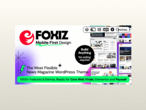 Foxiz - Newspaper News and Magazine WordPress