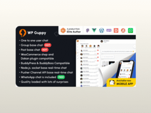 WP Guppy Pro - A live chat plugin for WordPress, WooCommerce and BuddyPress