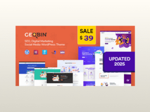 GeoBin – SEO, Startup & SaaS WordPress Theme