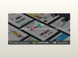Gon – Responsive Multi-Purpose WordPress Theme