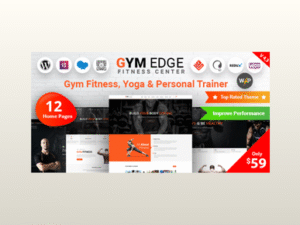 Gym Edge – Fitness WordPress Theme