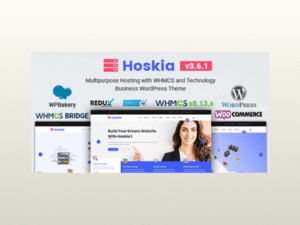 Hoskia – Multipurpose Hosting WordPress with WHMCS Theme