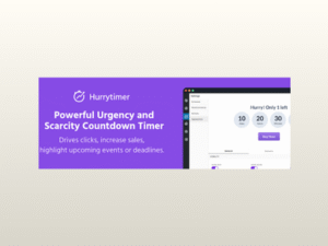 HurryTimer Pro – Powerful Urgency Countdown Timer for WordPress