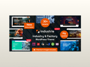 Industrie – Factory & Industry WordPress Theme