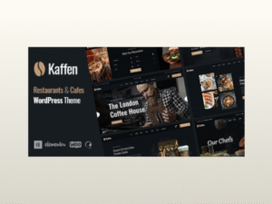 Kaffen – Restaurant & Cafe WordPress Theme