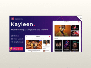 Kayleen – Blog & Magazine WordPress Theme