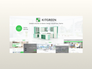 KitGreen – Interior and Kitchen Design WordPress Theme