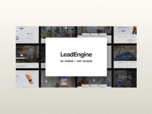 LeadEngine – Multi-Purpose WordPress Theme with Page Builder