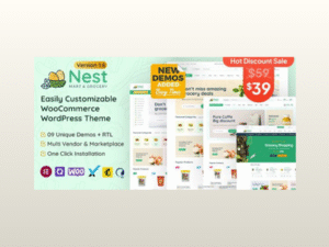 Nest – Grocery Store WooCommerce WordPress Theme