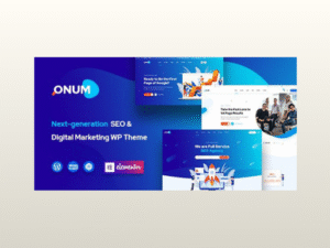 Onum – SEO & Marketing Elementor WordPress Theme