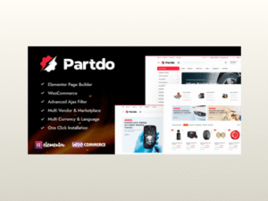 Partdo - Auto Parts and Tools Shop WooCommerce Theme