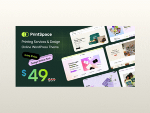 PrintSpace – Printing Services & Design Online WooCommerce WordPress Theme