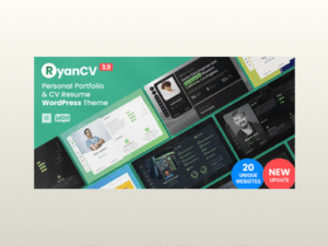 RyanCV – Personal Portfolio Resume Theme