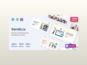 Sandbox – Modern & Multipurpose WordPress Theme