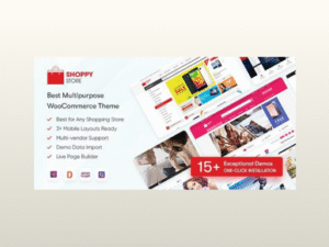 ShoppyStore – Multipurpose Elementor WooCommerce WordPress Theme (15+ Homepages & 3 Mobile Layouts)