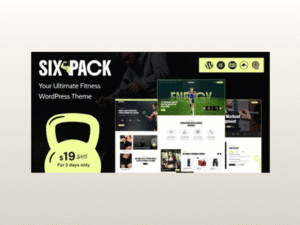 SixPack – Fitness WordPress Theme