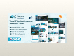 Tourm - Travel & Tour Booking Agency WordPress Theme