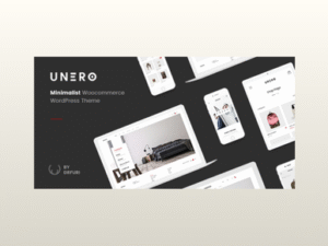 Unero – Minimalist AJAX WooCommerce WordPress Theme