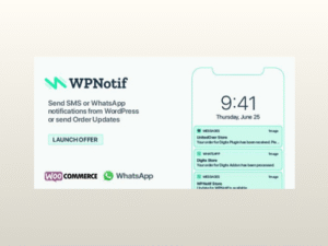 WPNotif – WordPress SMS & WhatsApp Message Notifications