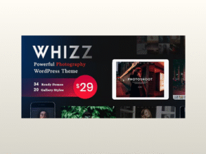 Whizz Photography WordPress Theme