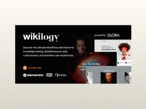 Wikilogy – Wiki, Magazine & News WordPress Theme