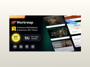 Workreap – Freelance Marketplace WordPress Theme