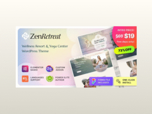 Zen Retreat – Wellness Resort, Spa & Yoga WordPress Theme