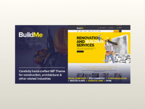 BuildMe - Construction & Architectural WP Theme