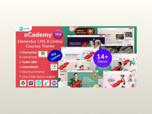 eCademy – Education LMS & Online Coaching Courses WordPress Theme