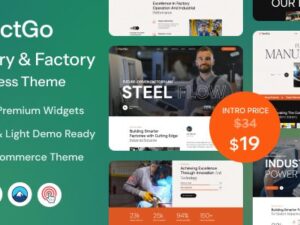 FactGo – Construction Factory & Industry WordPress Theme