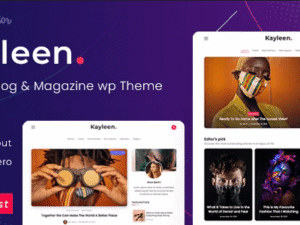Kayleen – Blog & Magazine WordPress Theme 3.3