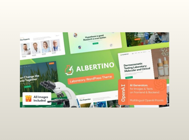 Albertino – Laboratory WordPress Theme