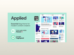 Applied – Essential Blog theme for Modern Content Creators